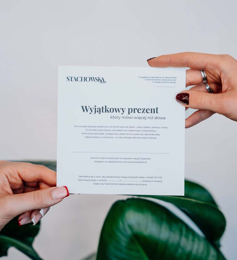 Stachowskahair Fryzjer Wrocław Karta Podarunkowa Voucher